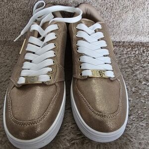 G by Guess Gold Platforn Sneaker Sz. 8